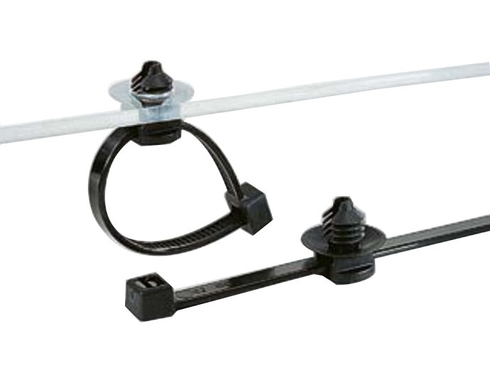 杉樹型固定式自帶固定座紮帶(內側鋸齒)