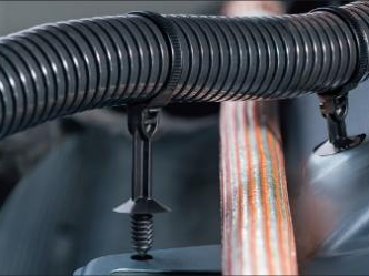 帶（dài）圓盤和（hé）杉樹頭的一體式固定（dìng）紮帶（適用於圓（yuán）孔）